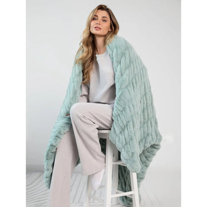 ☁️Dreamer Blanket – Ultra Soft Plush Weighted Blanket for Better Sleep & Relaxation